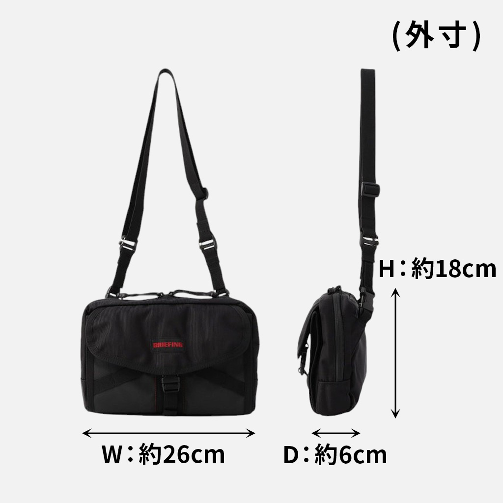 【IT】BRIFING ショルダーバッグ BRIEFING ブリーフィング ショルダーバッグ LESIT MAP SHOULDER