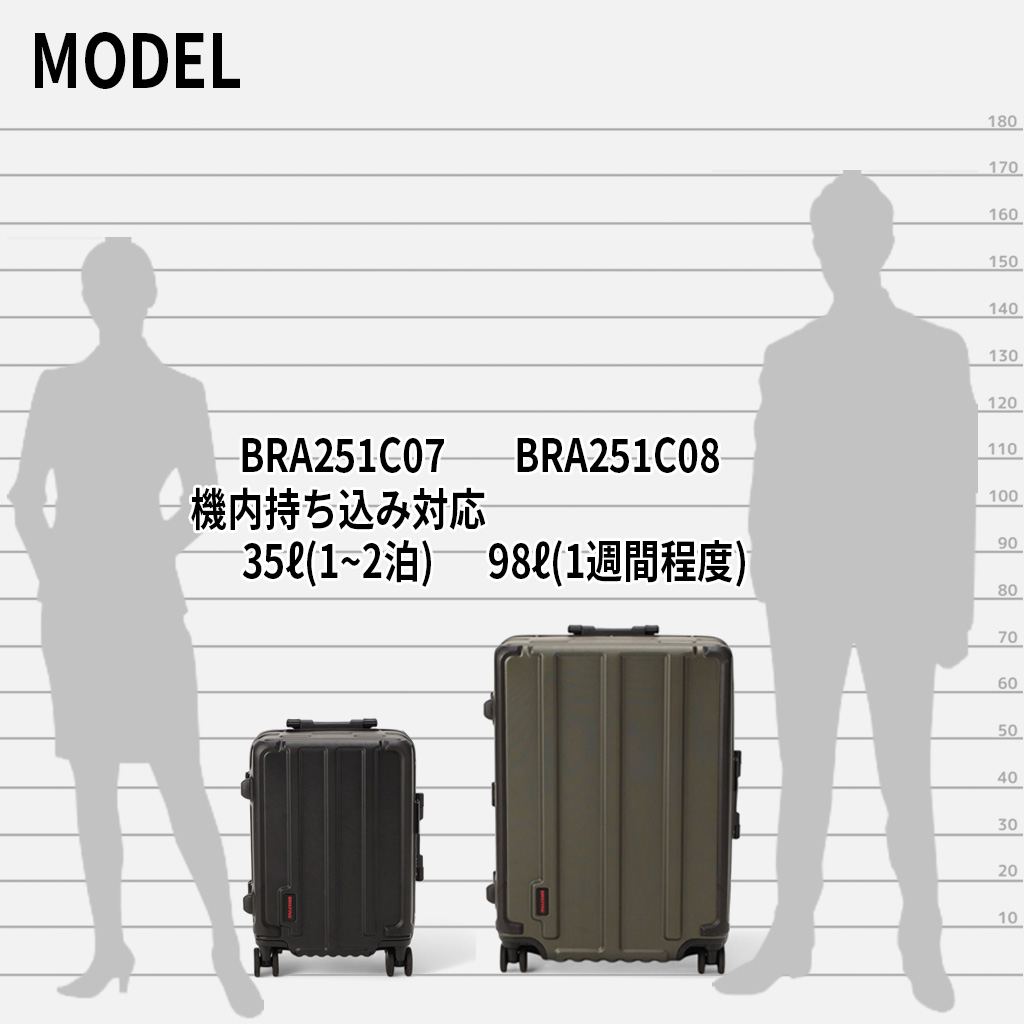 BRIEFING（ブリーフィング） ジェットトラベル スーツケース BRA251C08