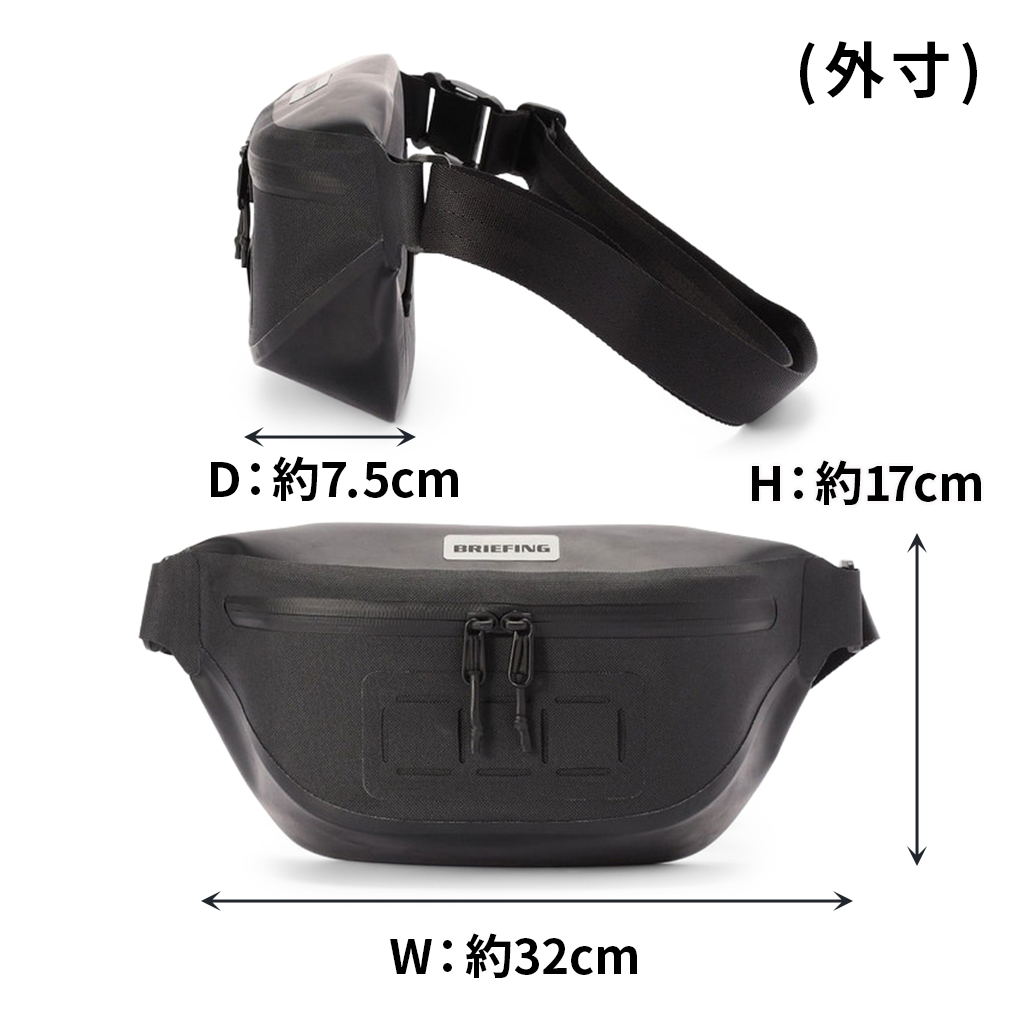 ブリーフィング　ボディバッグ　FANNY PACK L BRIEFING（ブリーフィング） レイント ボディバッグ BRA253L50