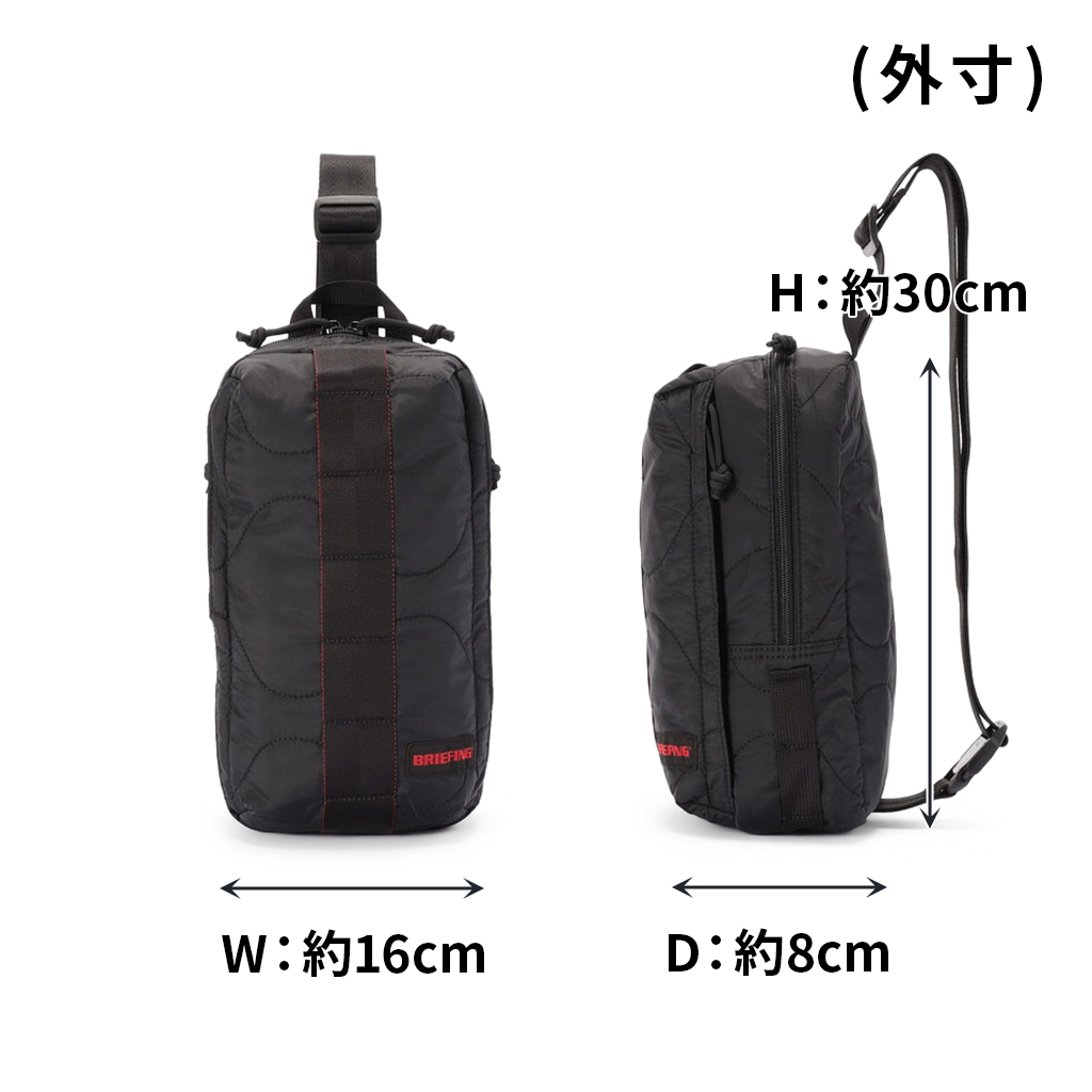 w*i様 新品BRIEFINGワンショルダーSASLINGショルダーバッグ スリ BRIEFING（ブリーフィング） 最大51% 5/11限定 バッグ ボディバッグ