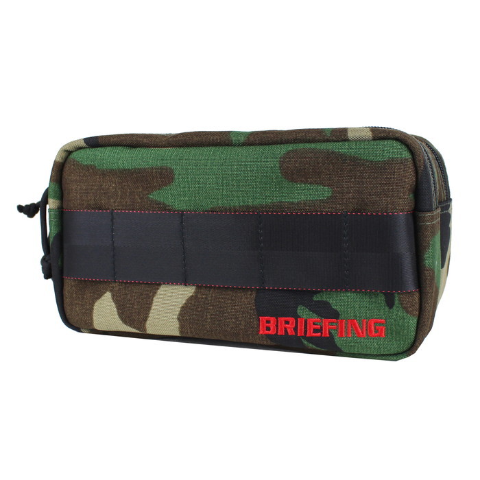 ブリーフィング ゴルフ ポ−チ DOUBLE ZIP POUCH-3 メンズ 秋 BRG191A09 BRIEFING GOLF クラッチバッグ  セカンドバッグ ブランド 迷彩 カモ柄 カジュアル