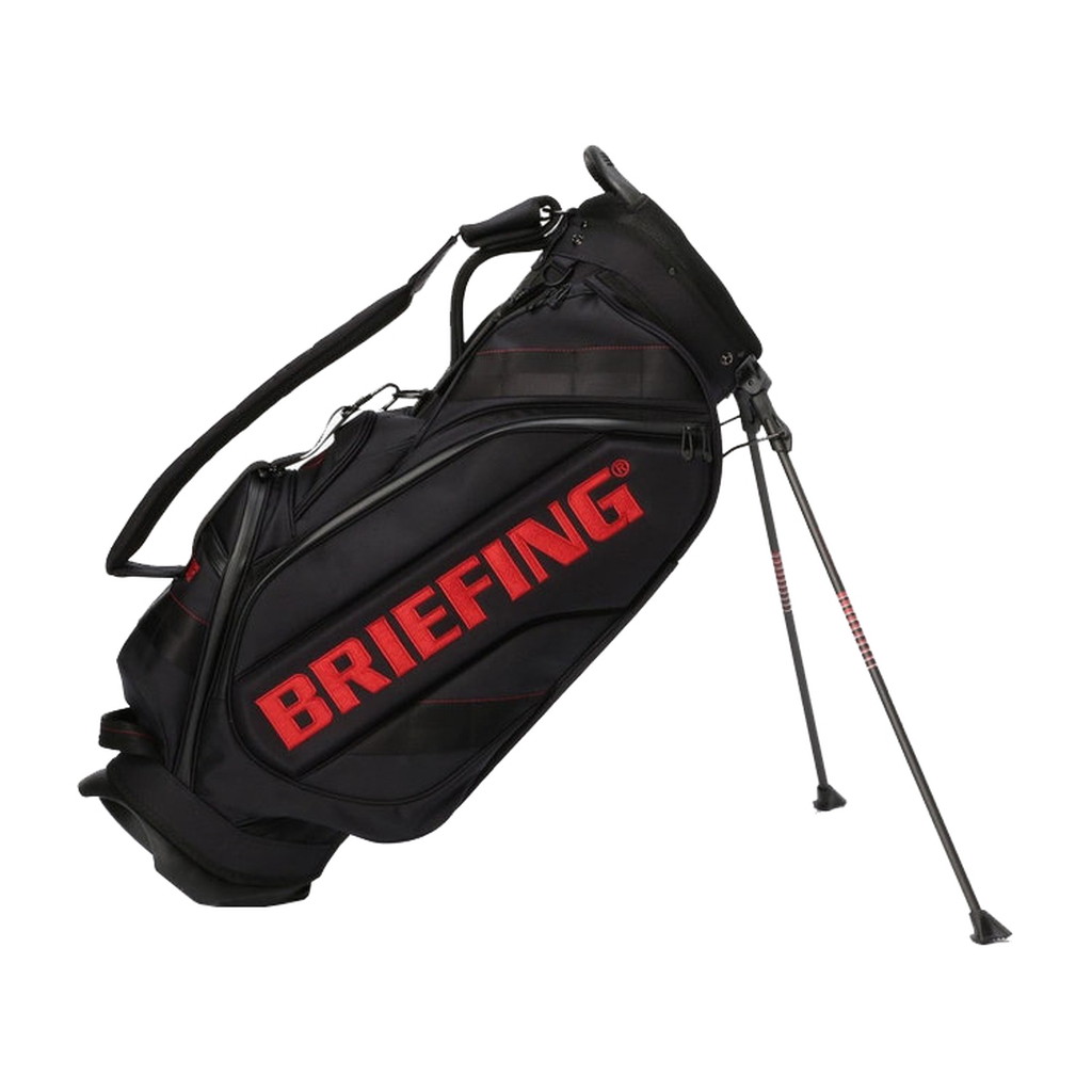 ブリーフィング ゴルフ キャディバッグ CR-10 メンズ 秋 BRG213D01 BRIEFING GOLF キャディーバッグ ゴルフバッグ  スタンド式 9.5型 口枠4分割 Pro プロ仕様