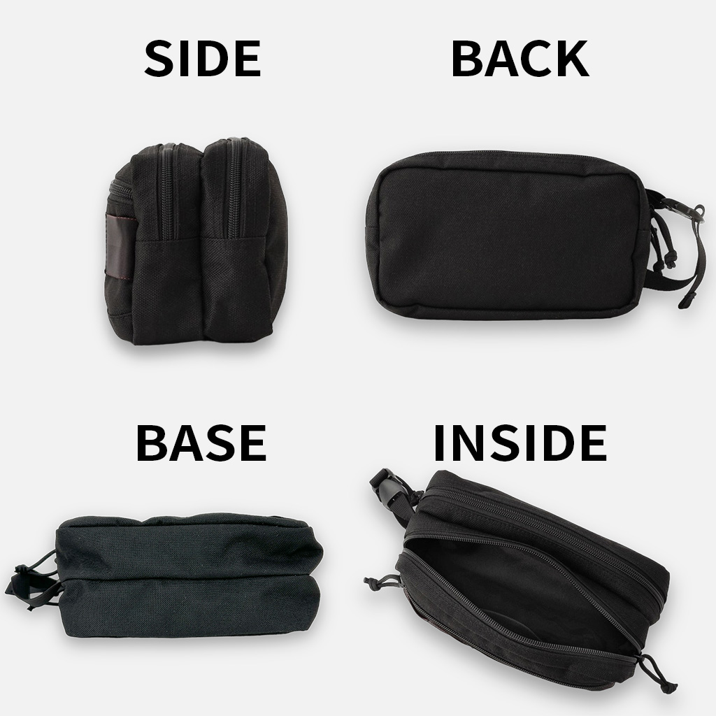 TURF DOUBLE ZIP POUCH TL（ターフダブルジップポーチ TL