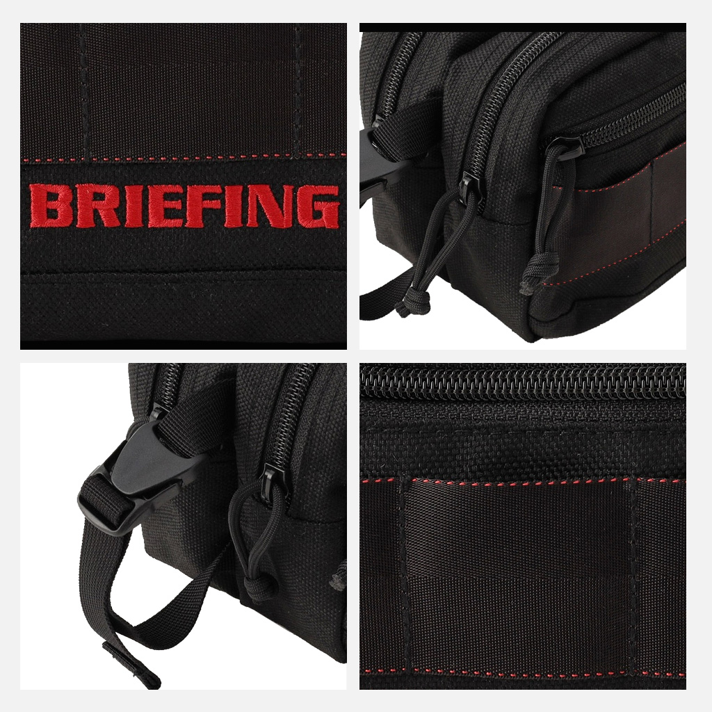 BRIEFING GOLF ブリーフィング ゴルフ ダブルジップポーチ