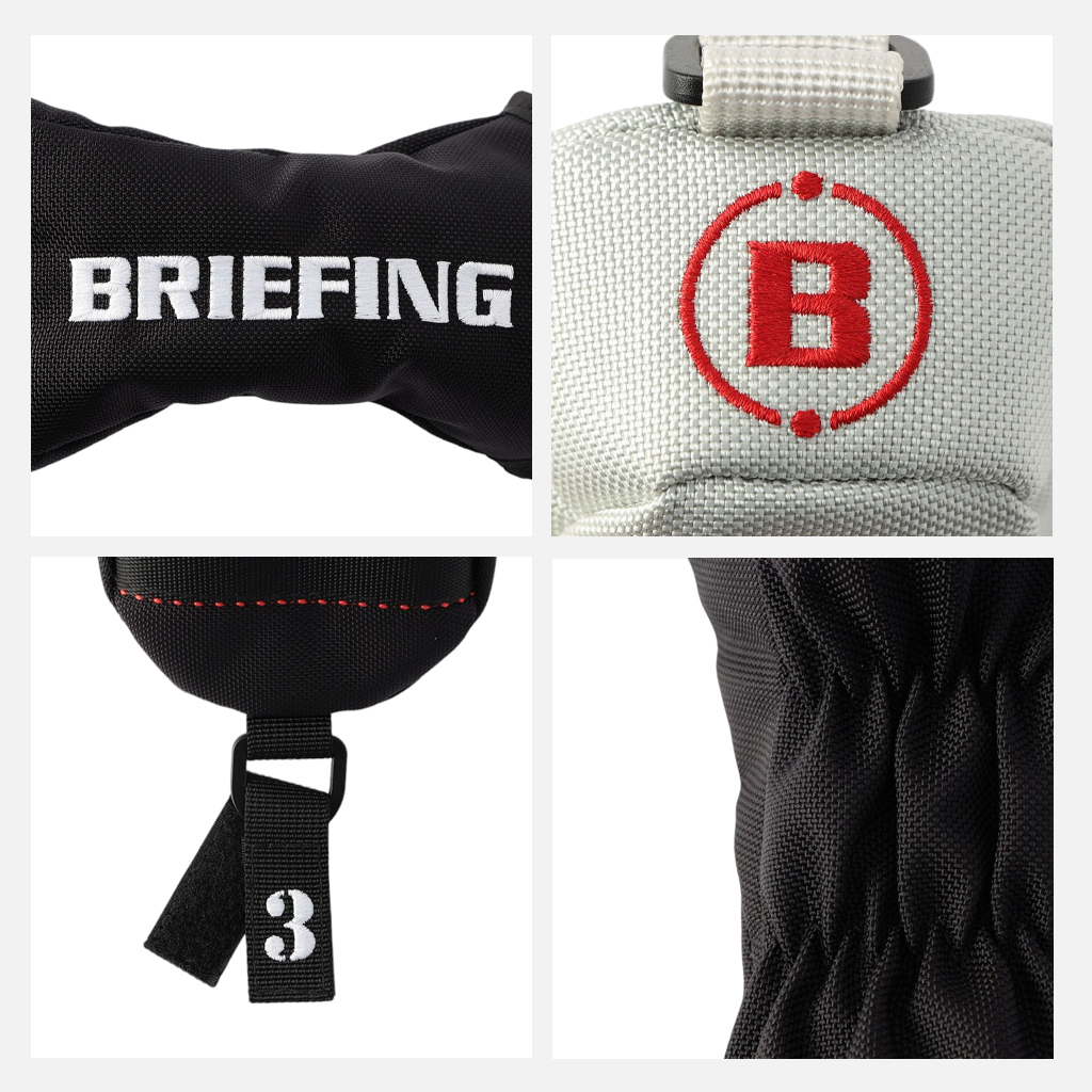 ブリーフィング ゴルフ クラブヘッドカバー UTILITY COVER PRO AIR メンズ レディース BRG241G42 BRIEFING GOLF プロ エアー ユーティリティーカバー BRIEFING（ブリーフィング） ゴルフ クラブヘッドカバー UTILITY COVER