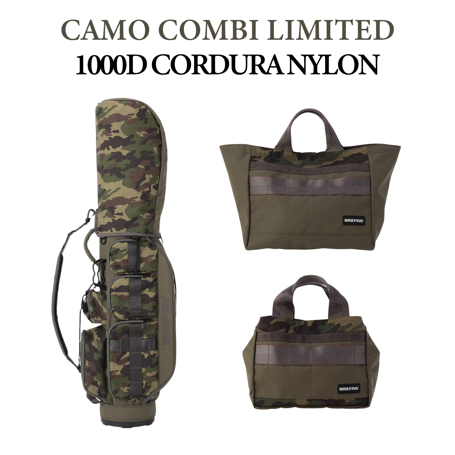 BRIEFING ブリーフィング ゴルフ キャディバッグ CR-6 ＃02 CAMO