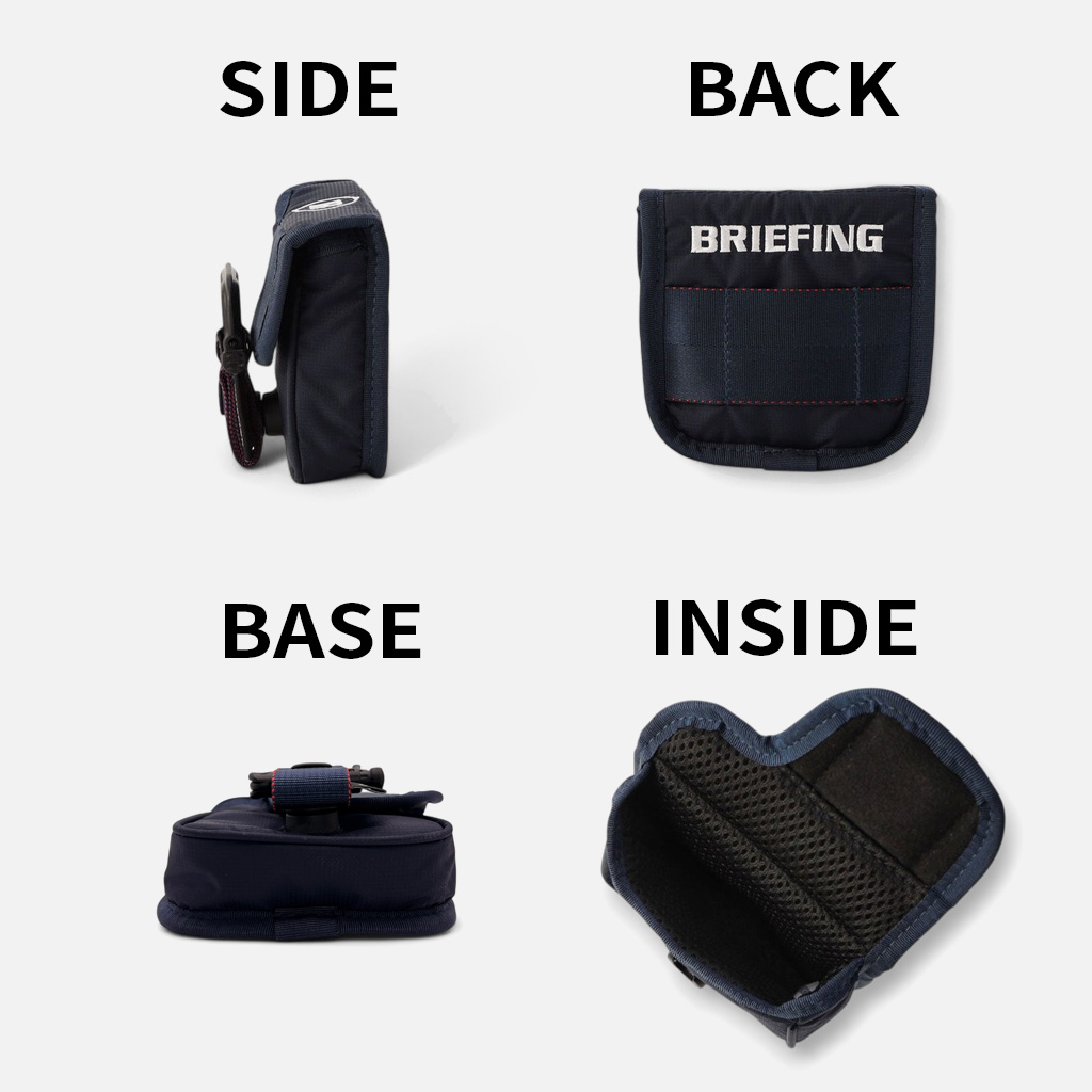 BRIEFING - BRIEFING マレットパターカバー MALLET PUTTER COVER 1000D（マレットパターカバー 1000D