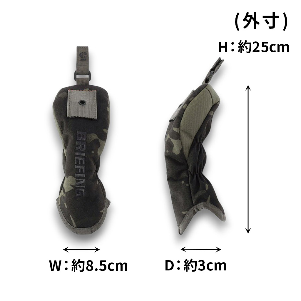 ブリーフィング　キャディーバック ヘッドカバーUT1個付き BRIEFING GOLF（ブリーフィングゴルフ） ブリーフィング ゴルフ