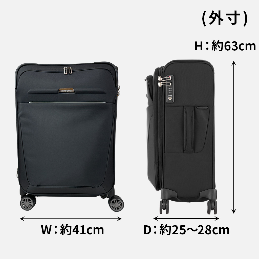 良品　サムソナイト　スーツケース キャリーバッグ　出張　4輪　2泊 3泊 4泊 Samsonite スーツケース サムソナイト 公式 [ スクアセム