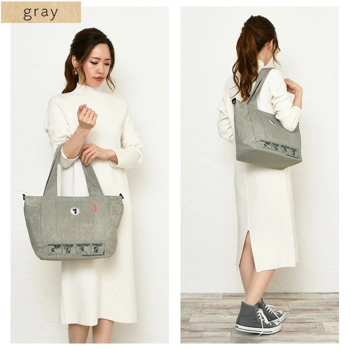 zucchero filato トートバッグ 2way ショルダーバッグ SNOOPY
