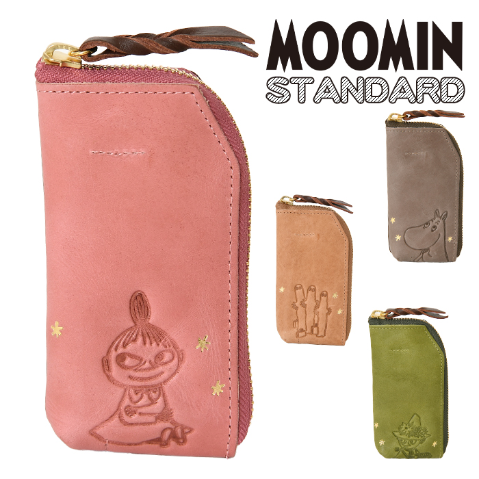 MOOMIN（ムーミン） レディース キーケース 4連 キーリング L字