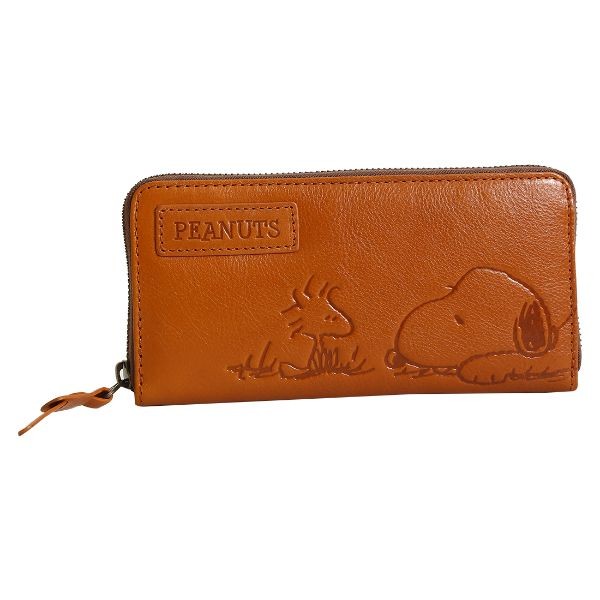 PEANUTS レディース 長財布 ロングウォレット ラウンド