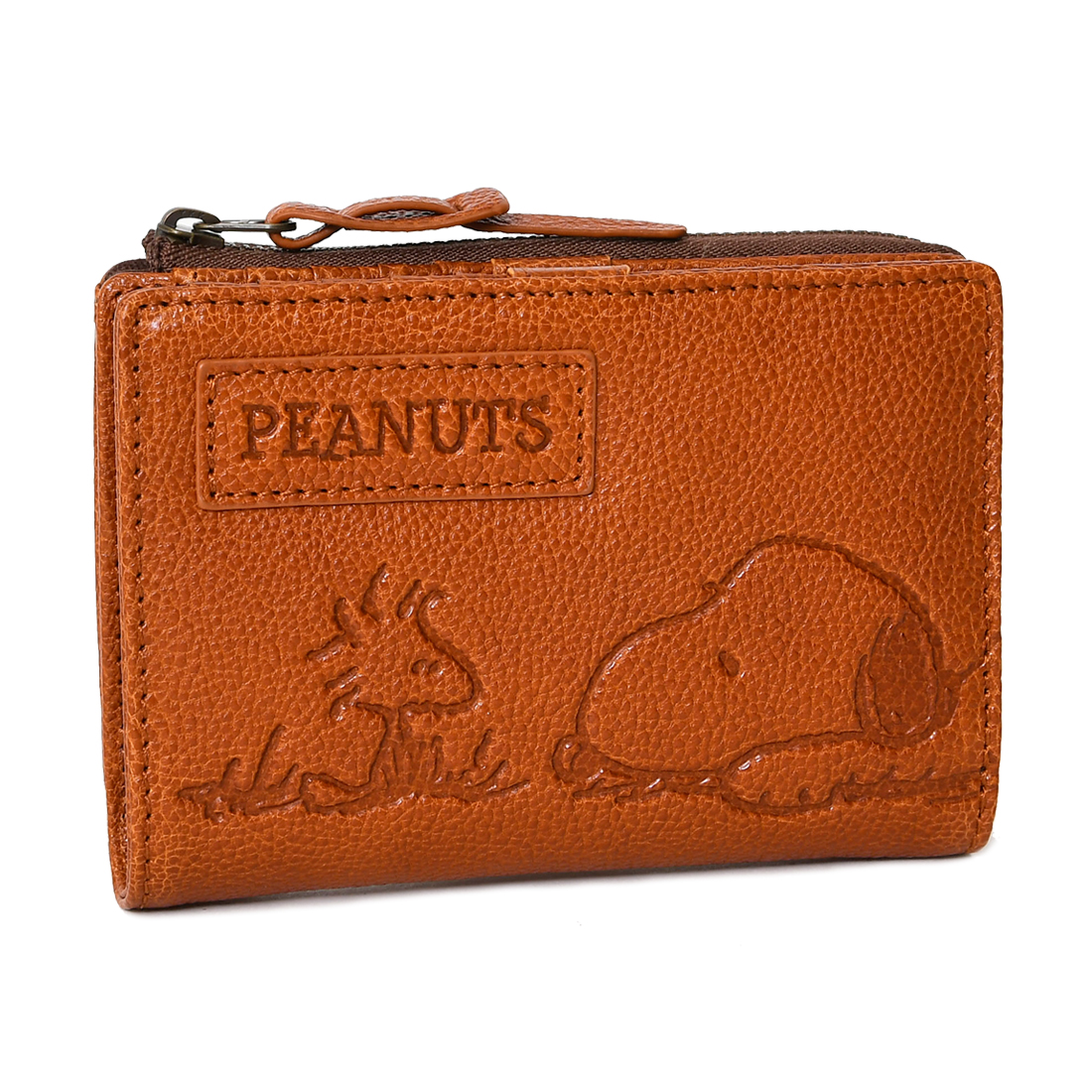 PEANUTS レディース 短財布 二つ折り スナップボタン開閉 キャラクター