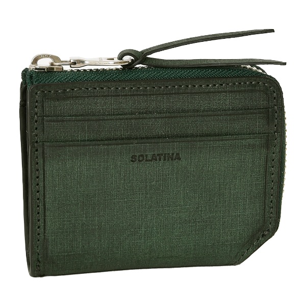 メンズ 短財布 L字ファスナーコインケース 独立型 パスケース付属 SOLATINA(ソラチナ) SW-70015