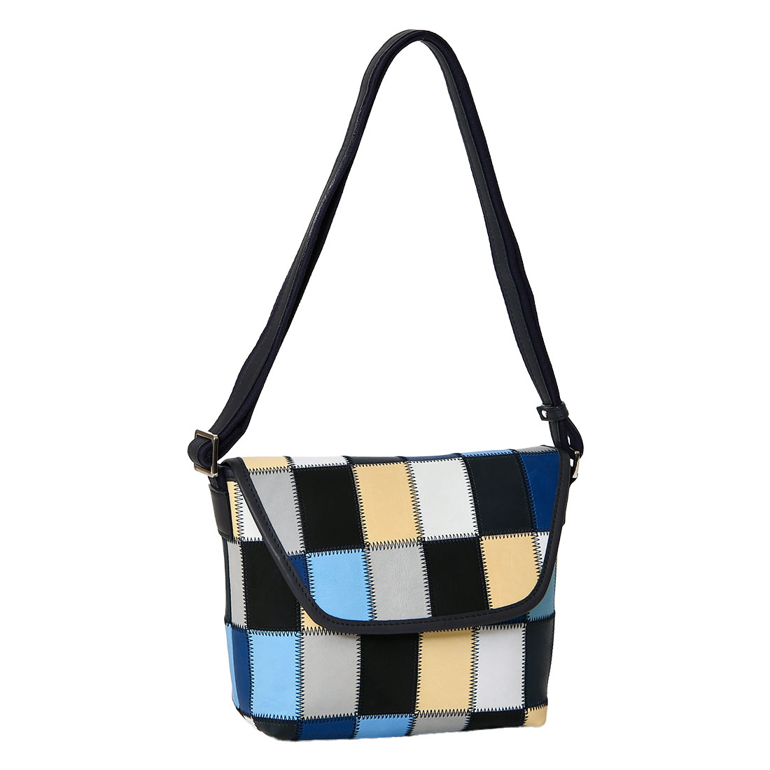 TRION（鞄、財布） メンズ ショルダーバッグ A5対応 パネルレザー