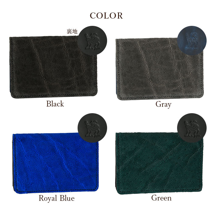 ZOO（ズー） カードケース 名刺入れ 二つ折り ZC-017 : バッグの