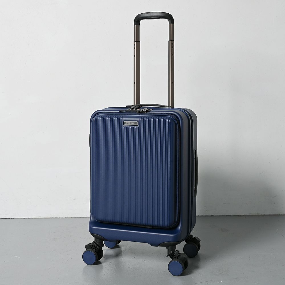 軽量Sサイズ　静音8輪　キャリーバッグ　スーツケース　キャリーケース　ブルー