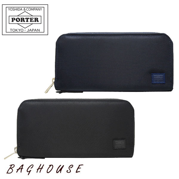 再入荷PORTER LIFT ポーター リフト ラウンドファスナー ブラック 品番：822-16106 長財布（小銭入れあり）