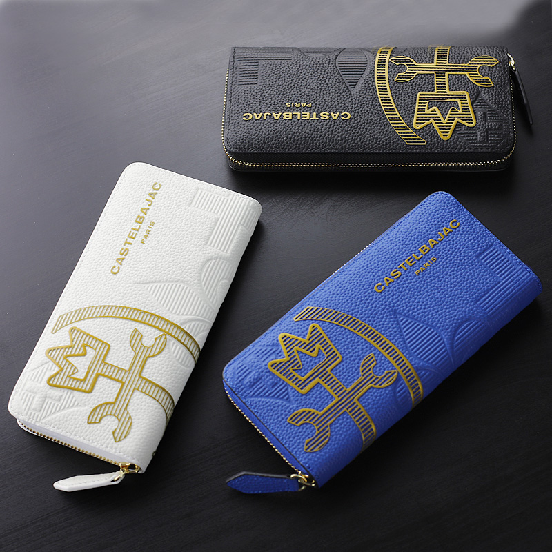 【極美品】CASTELBAJAC ラウンドファスナー 長財布 オレンジ カステルバジャック 財布 オレンジのおすすめ人気商品一覧 通販