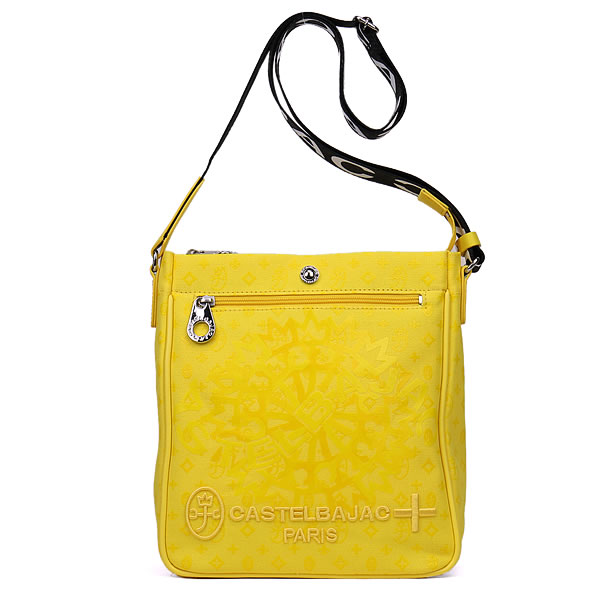 タグ付き CASTELBAJAC カステルバジャック トートバッグ イエロー CASTELBAJAC（カステルバジャック） インサイトドライビングトート