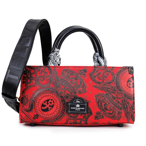 ⭐️新品　CASTELBAJAC レッド トートバッグ CASTELBAJAC トートバッグ カートバッグ - メルカリ