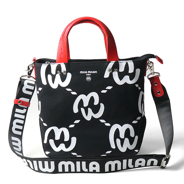 MILA MILAN ミラミラン MIMI ミミ ドライビングトートバッグ ミニトートバッグ 259711 B5 帆布 撥水 ファスナー付き モノグラム メンズ レディース｜bagshoparr｜02