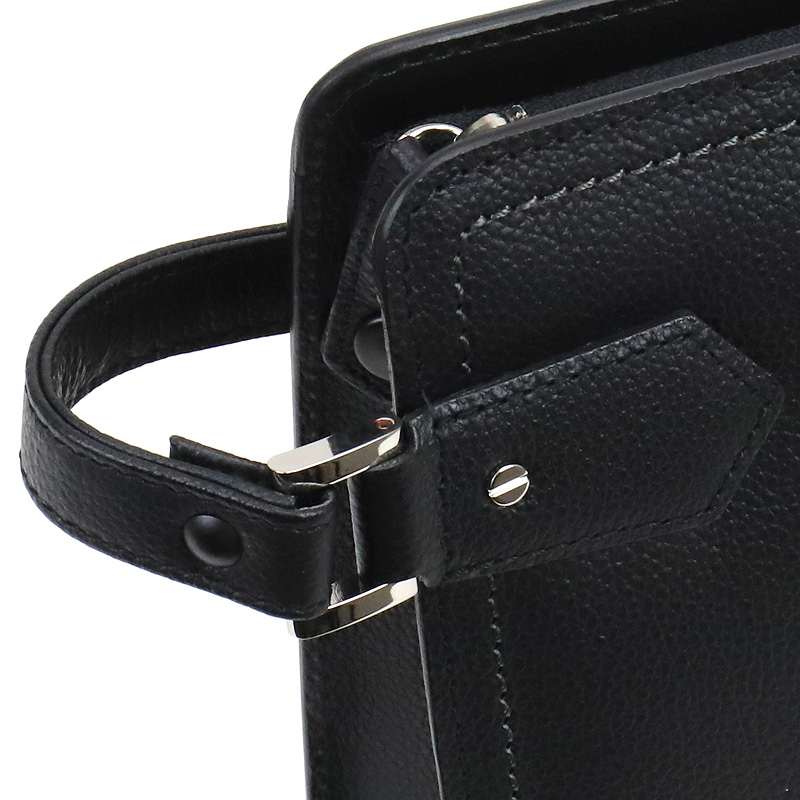 LANVIN COLLECTION ランバンコレクション マキシム クラッチバッグ セカンドバッグ 280222 A5 軽量 牛革 本革 レザー ビジネス 冠婚葬祭 メンズ 日本製の画像