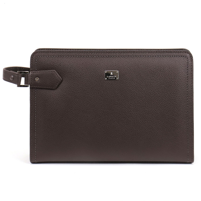 LANVIN COLLECTION ランバンコレクション マキシム クラッチバッグ セカンドバッグ 280222 A5 軽量 牛革 本革 レザー ビジネス 冠婚葬祭 メンズ 日本製の画像