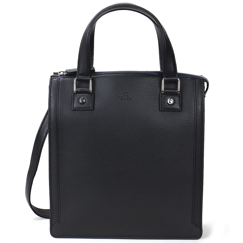 バッグ 新品【ランバン コレクション】上質シュリンクレザー