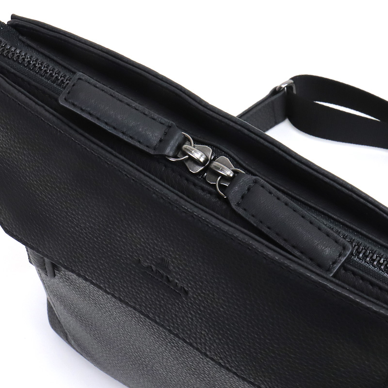 LANVIN COLLECTION ランバンコレクション カンヌ ショルダーバッグ 斜め掛けバッグ 肩掛け 285111 B5 A5 軽量 牛革 本革 撥水 軽量 レザー メンズ 正規品の画像