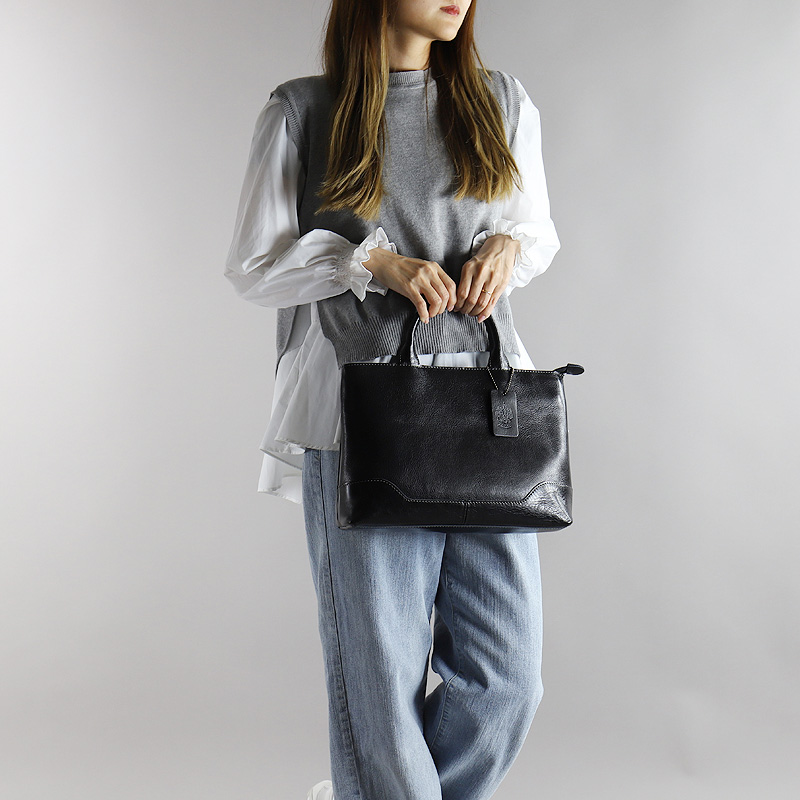 美品！zeha ツェハ本革ビジネス大容量トートバッグ　ブラック Zeha メンズバッグ｜ファッション おすすめ人気商品一覧 通販