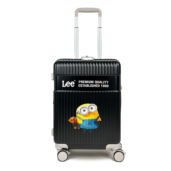 【送料込】アーティストリーデモケース♡ Lee（リー） ミニオンズ スーツケース キャリーケース 37L 42L 3kg 2泊
