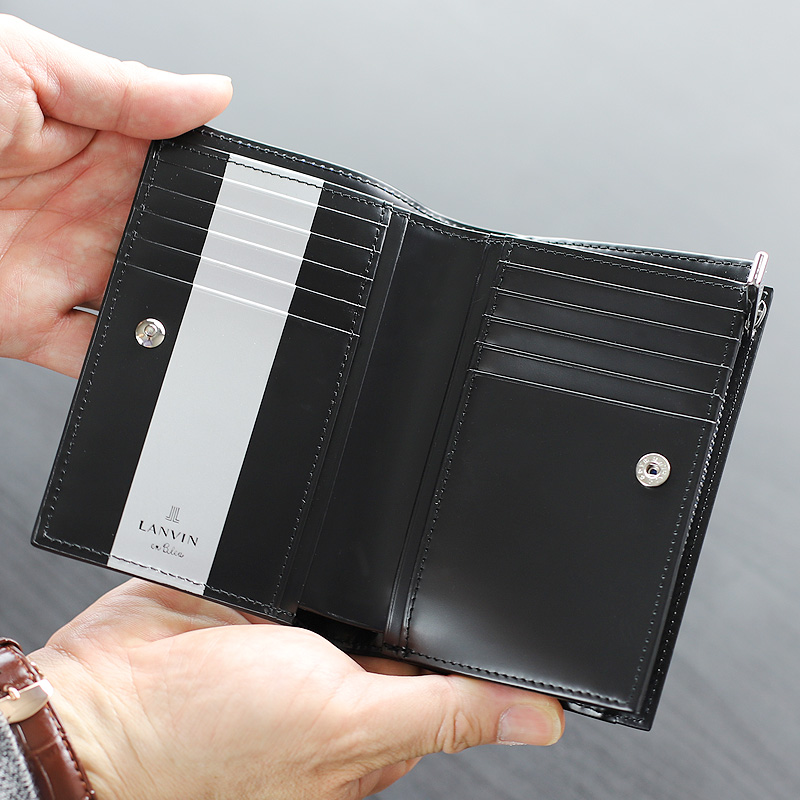 LANVIN en Bleu ランバンオンブルー ワグラム2小物 二つ折り財布 小銭