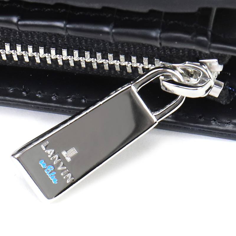 LANVIN　プレート LANVIN en Bleu ランバンオンブルー 二つ折り財布 バトラー小物 ミドル
