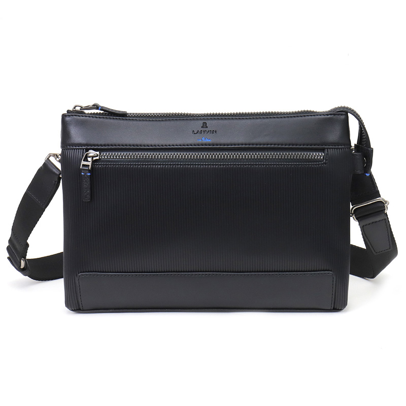 【商品レビューで+5%】ランバンオンブルー バッグ クラッチバッグメンズ ブランド ショルダーバッグ LANVIN en Bleu  バンプ 517121 セカンドバッグ クラッチショルダー サコッシュ 2WAY 斜め掛け B5 A5 冠婚葬祭 結婚式 通勤 合皮 レザー 本革 軽量  正規品 正規販売店 LANVIN en Bleu ランバンオンブルー クラッチバッグ バンプ ミニ