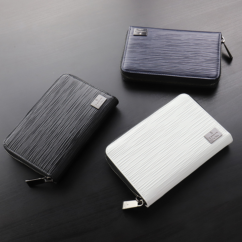 LANVIN en Bleu ランバンオンブルー アドニス小物 二つ折り財布 小銭