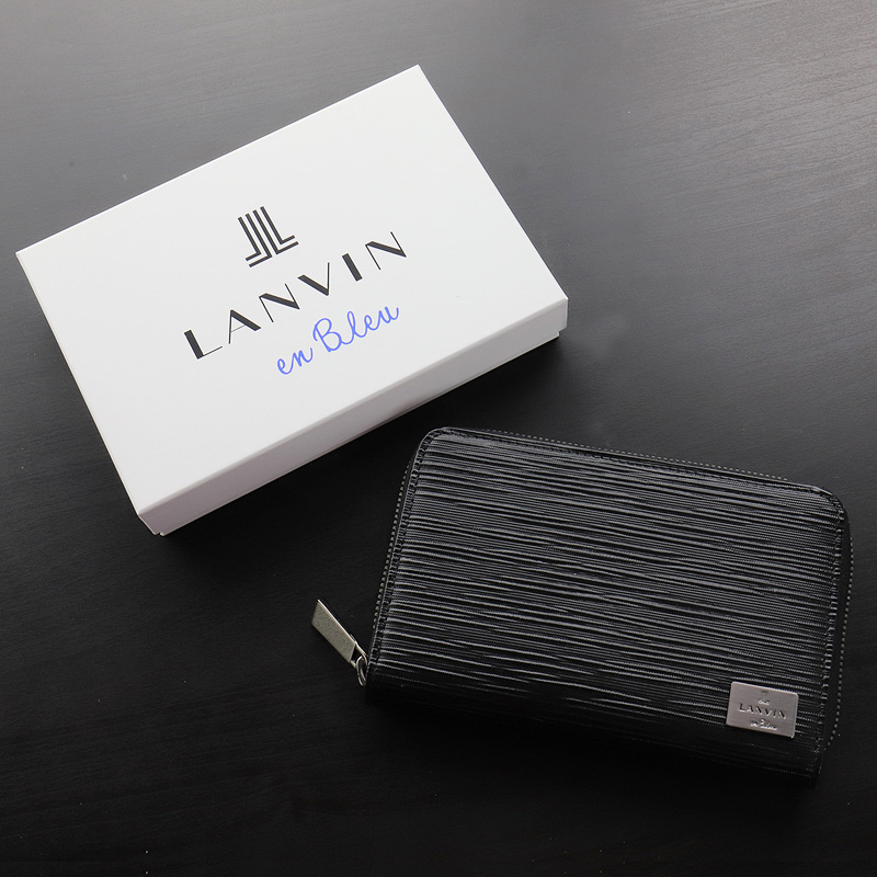 LANVIN en Bleu ランバンオンブルー アドニス小物 二つ折り財布 小銭