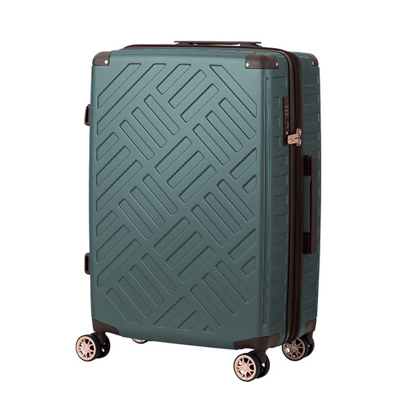 LEGEND WALKER レジェンドウォーカー デックジッパープラス スーツケース キャリーケース 64L 75L 59cm 3.9kg 5514-59 5泊 6泊 7泊 4輪 TSAロック 軽量 拡張の画像