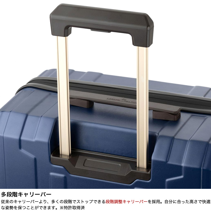 LEGEND WALKER レジェンドウォーカー スーツケース キャリーケース 65L 81L 3泊 4泊 5泊 5525-60 Mサイズ 4輪 フロントオープン TSロック 軽量 大容量 拡張 静音の画像