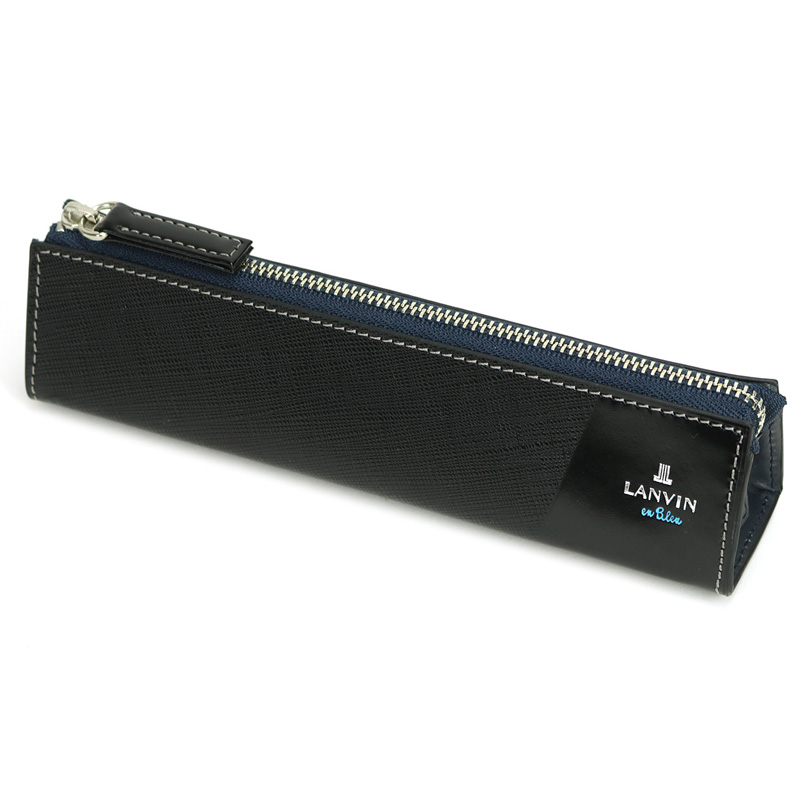 LANVIN en Bleu ランバンオンブルー ペンケース 筆箱 555618 レザー