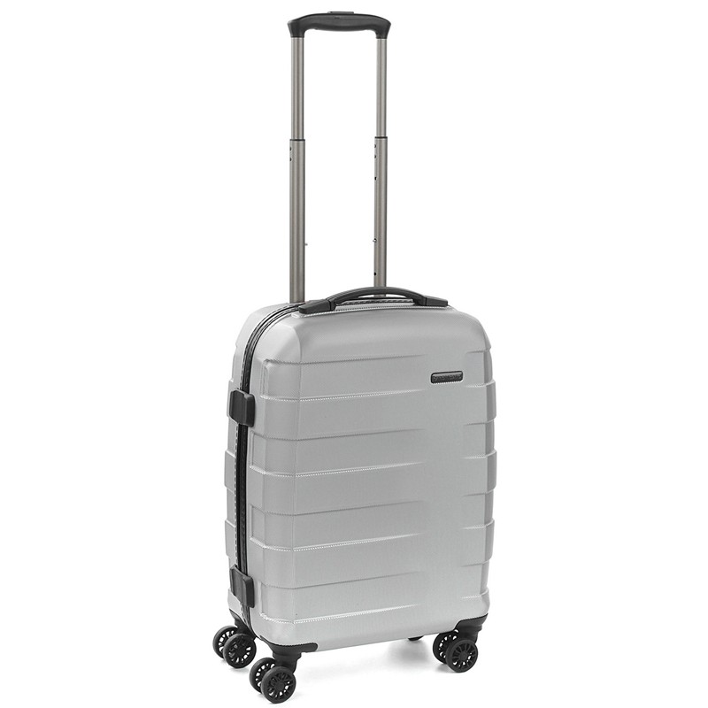 キャリーカート 4輪30Lシルバー TSAロック式 機内 スーツケース 小型