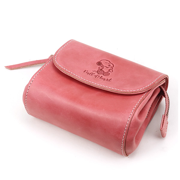 PEANUTS スヌーピー SNOOPYお財布ポーチ　ピンク SNOOPY（スヌーピー） PEANUTS SNOOPY Full of Heart お財布ポーチ