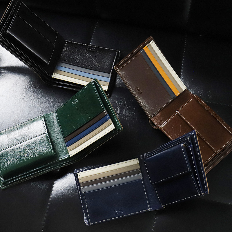 TAKEO KIKUCHI（タケオキクチ） イデア 二つ折り財布 小銭入れあり