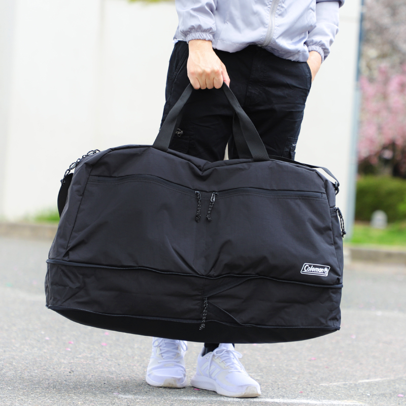 Coleman コールマン エスケープボストン60 60L 75L 3泊 4泊 5泊 ボストンバッグ ショルダーバッグ ESCAPEBOS60 2WAY 拡張 折り畳み 軽量 メンズ レディースの画像