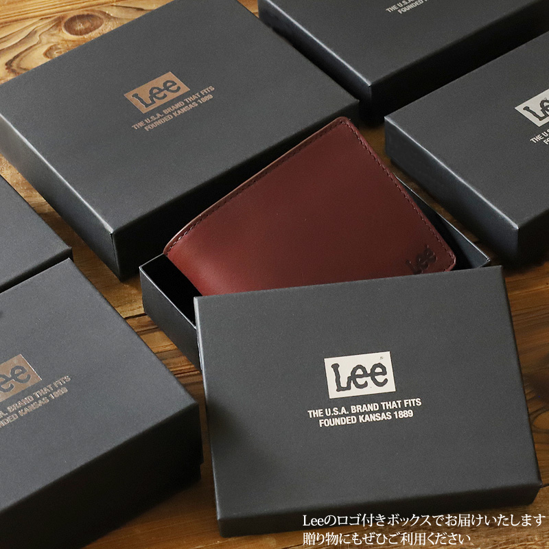 Lee（リー） 三つ折り財布 札入れ ミニ財布 JLW-002 イタリアンレザー