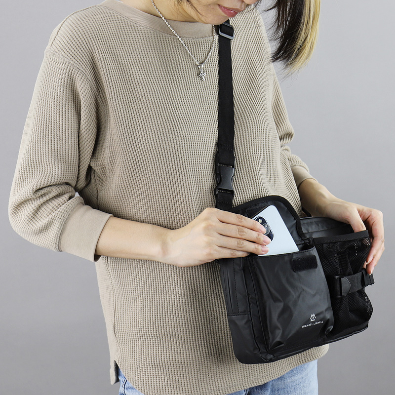 【商品レビューで+5%】マイケルリンネル ショルダーバッグ メンズ ブランド MICHAEL LINNELL A.R.M.S アームズ MLAC-39 ミニショルダーバッグ ショルダーポーチ 小さめ 斜め掛け 4L A5 撥水 軽量 レディース 男女兼用 旅行  レジャー フェス オシャレ カジュアル 人気 正規品 MICHAEL LINNELL（マイケルリンネル） アームズ ミニショルダーバッグ