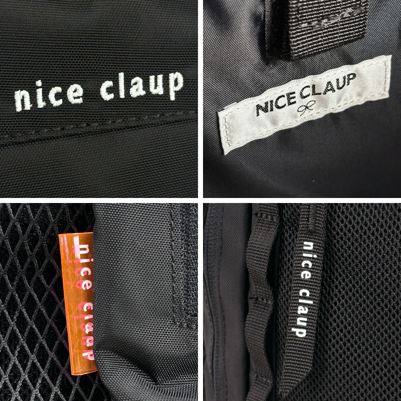 NICE CLAUP ナイスクラップ リュック デイパック 34L A4 B4 軽量 大容量 通学 中学生 高校生 PC収納 撥水 多機能 女子 女の子 スクール スポーツ ブランド NC414の画像