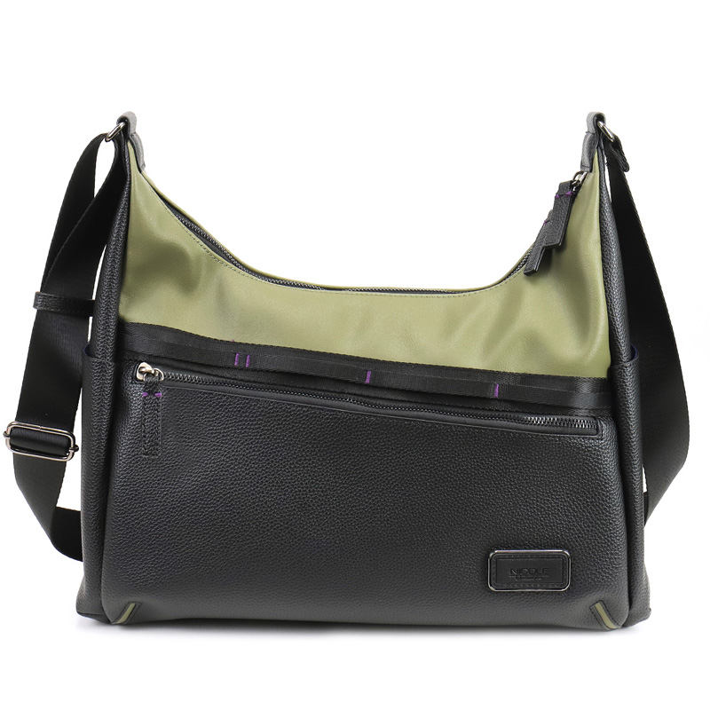 NICOLE ニコル リープス ショルダーバッグ 舟形ショルダーバッグ 斜め掛け 合皮 軽量 A4 NIL294 メンズ ブランド カジュアル オシャレ タウン ビジネス 人気 | NICOLE | 03