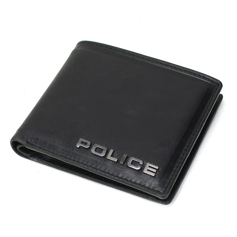 送料無料 POLICE ポリス  EDGE エッジ  二つ折り財布 小銭入れあり レザー 革小物 0576 メンズ PA-58000｜bagshoparr｜02