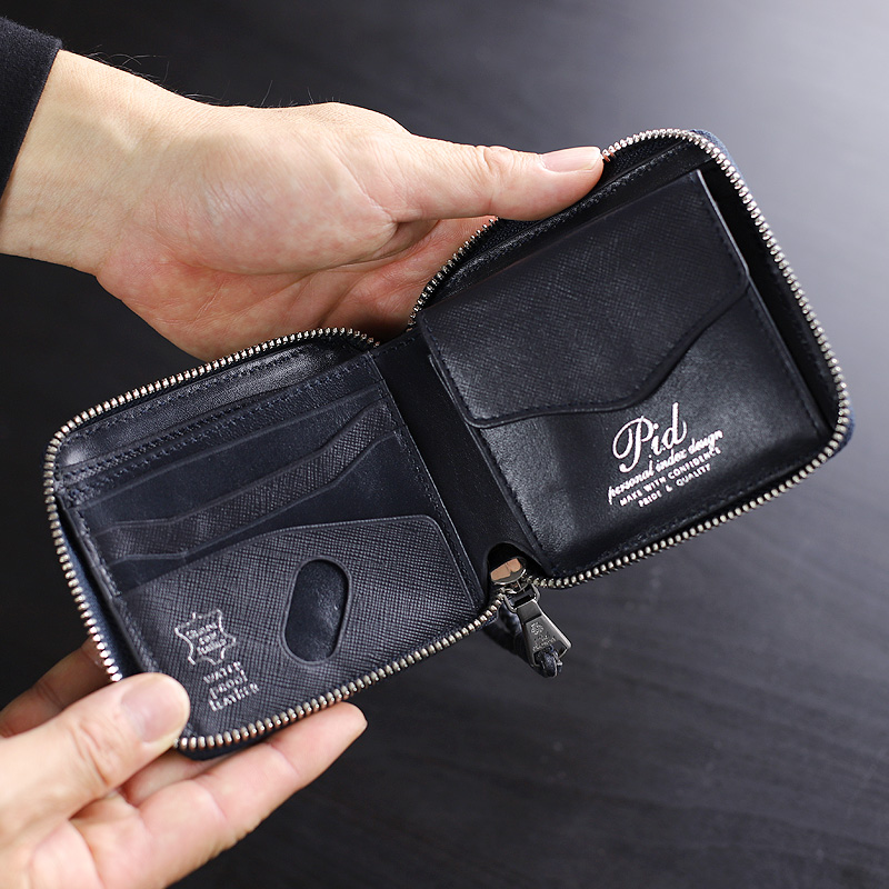 P.I.D PID ピーアイディー ecrire エクリール 二つ折り財布 札入れ